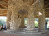 Underneath the pagoda