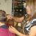 Cindi cutting hair