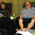 Men getting pedicure
